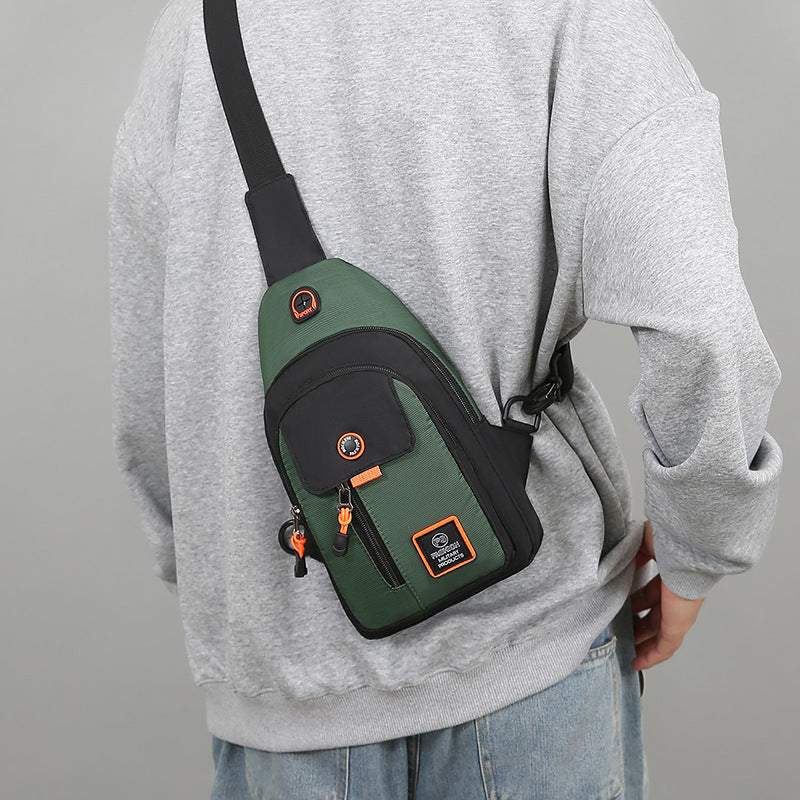 Men's Multifunctional Chest Bag New Trendy All-match