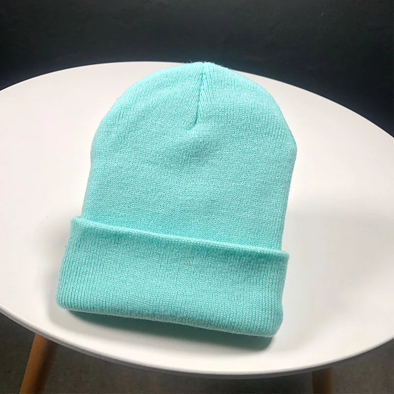 Winter Hats for Women Men Beanies Knitted Solid