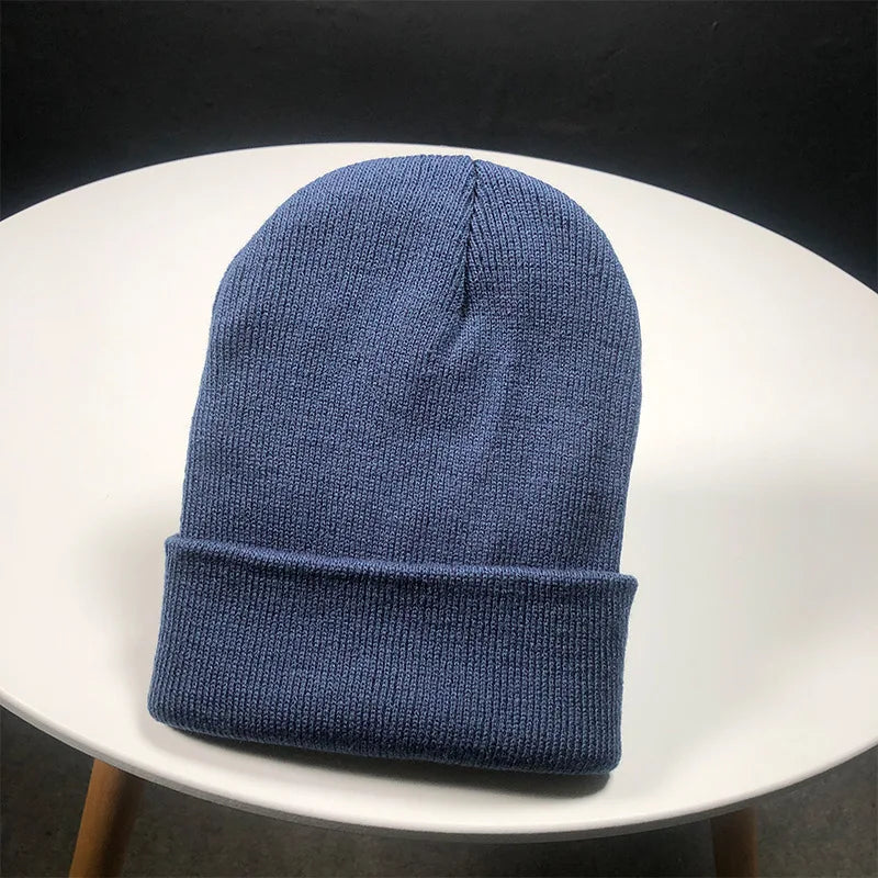 Winter Hats for Women Men Beanies Knitted Solid