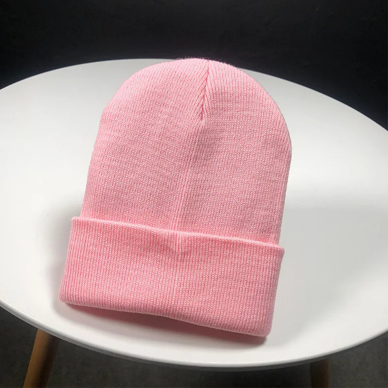 Winter Hats for Women Men Beanies Knitted Solid