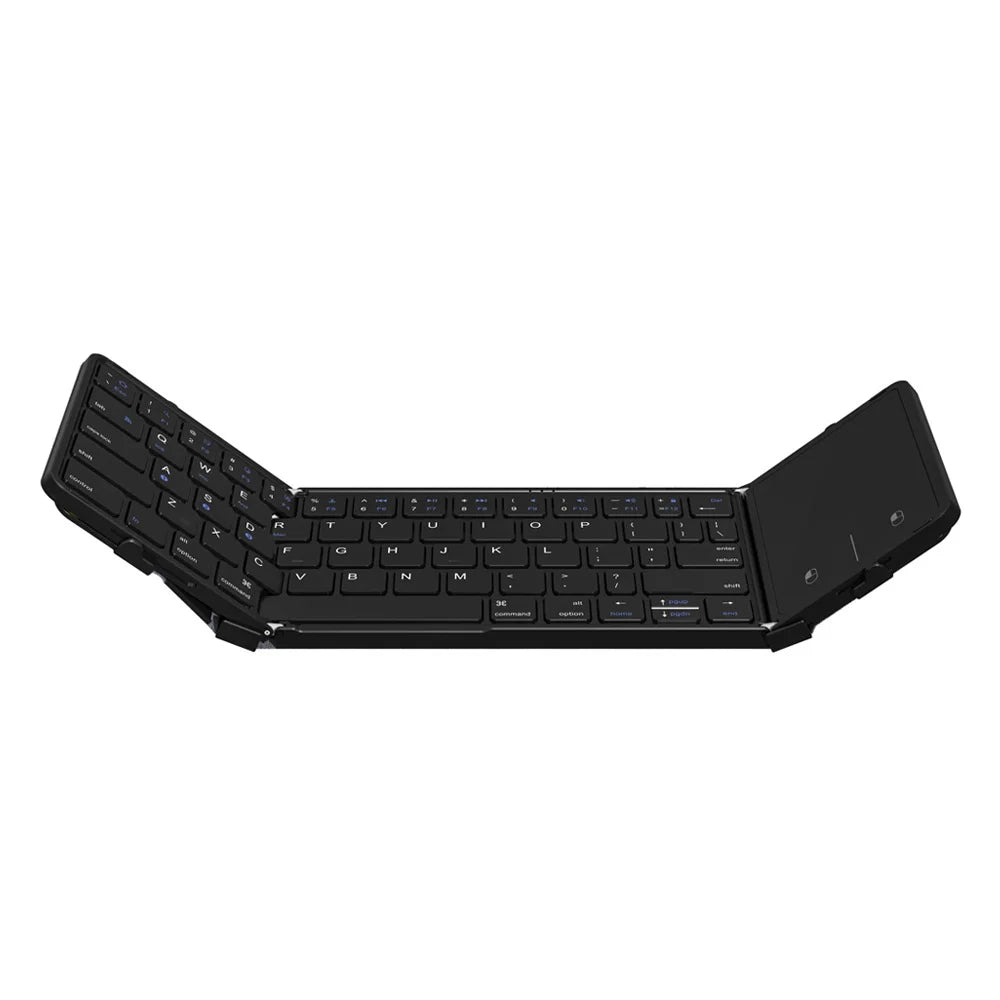 Bluetooth Wireless Folding Phone Keyboard with Touchpad Rechargeable