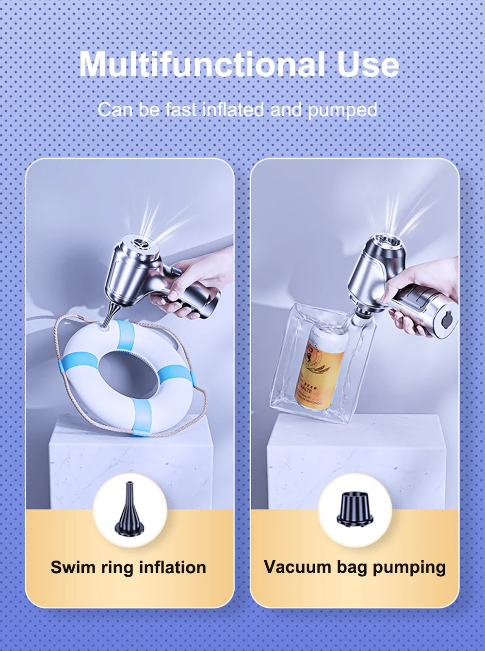 Car Vacuum Cleaner Strong Suction Cleaning Mini Machine Wireless Portable Handhled Blower