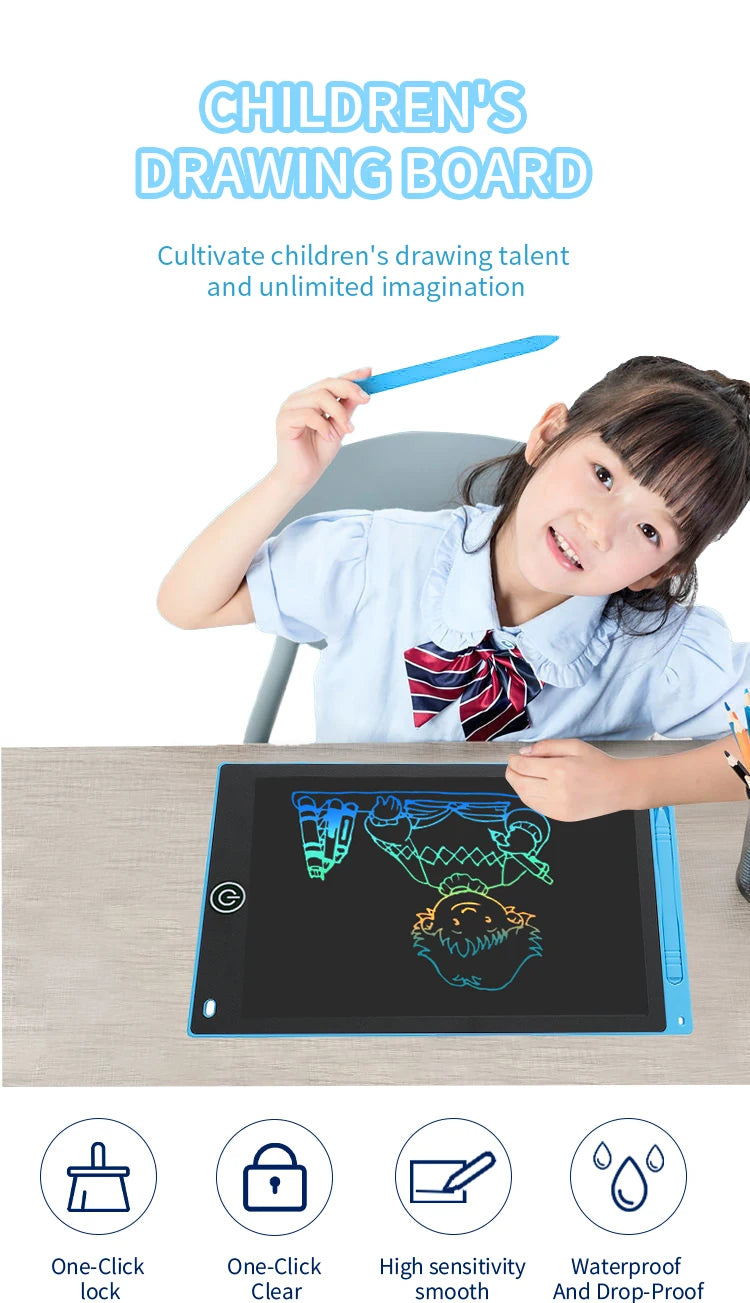 8.5-Inch Color LCD Handwriting Drawing Board For Puzzle Portable Home Graffiti Small Blackboard