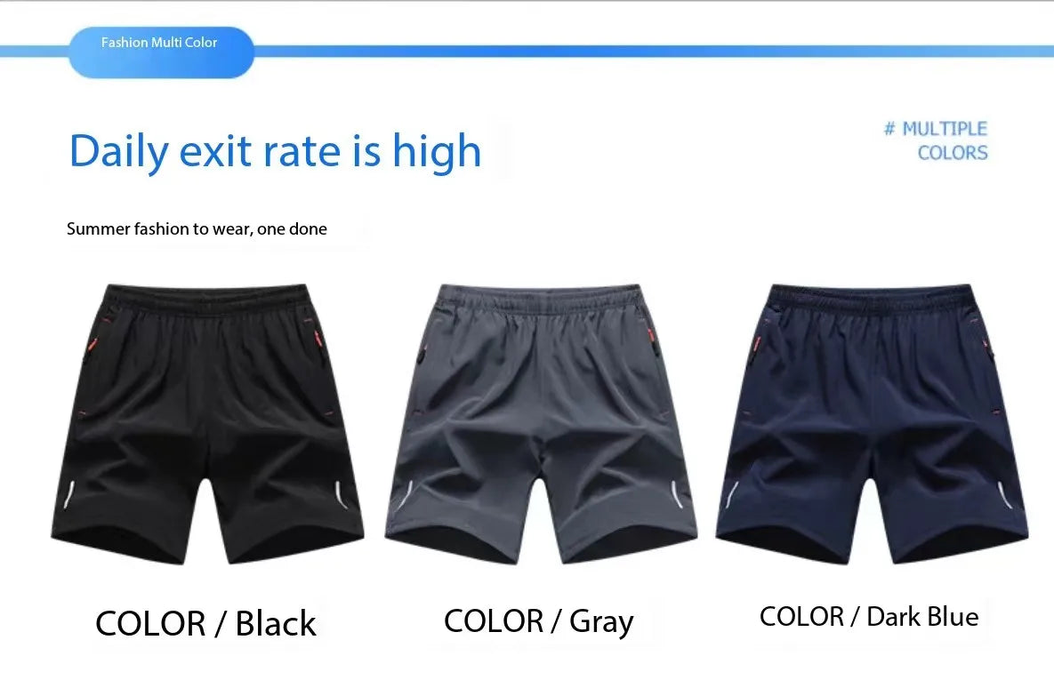 Sports Shorts Men New Comfortable Elastic Waist Clothing Male Breathable Short