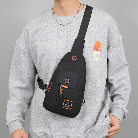 Men's Multifunctional Chest Bag New Trendy All-match